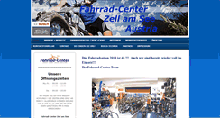 Desktop Screenshot of fahrrad-center.at